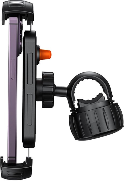 Uchwyt rowerowy do telefonu Baseus QuickGo czarny (6932172641757) - obraz 3