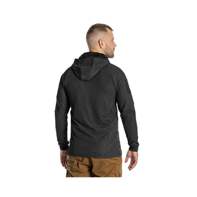 Кофта тактична Helikon-Tex RANGE HOODIE - TopCool, чорний, розмір XXL - изображение 2