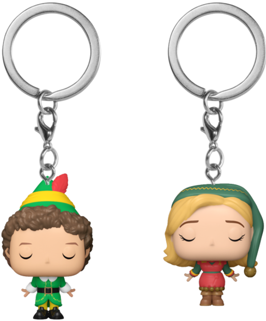 Brelok Funko Pocket Pop Keychain Elf - Buddy & Jovie 2-pack (0889698739214) - obraz 3
