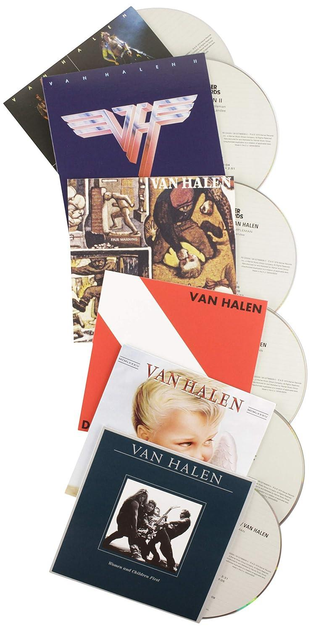 VAN HALEN – Studio Albums 1978-1984 (6CD Box Set, EU) – фото