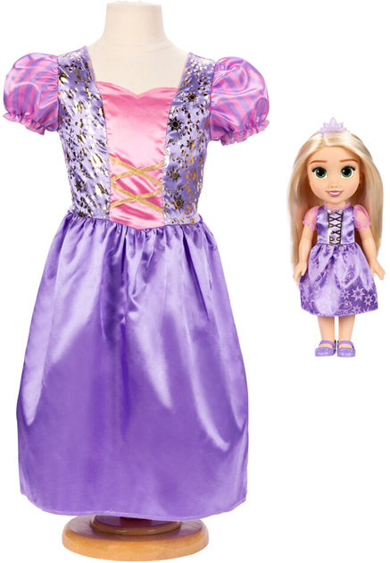 Lalka Jakks Pacific Disney Roszpunka z sukienką dla dziewczynki 38 cm (0192995240490) - obraz 3