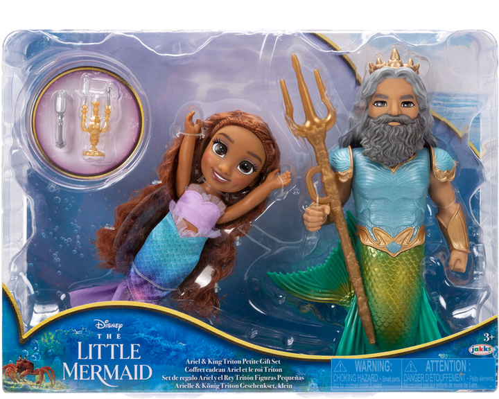 Zestaw lalek Jakks Pacific Disney The Little Mermaid Ariel & Triton (0192995227361) - obraz 1