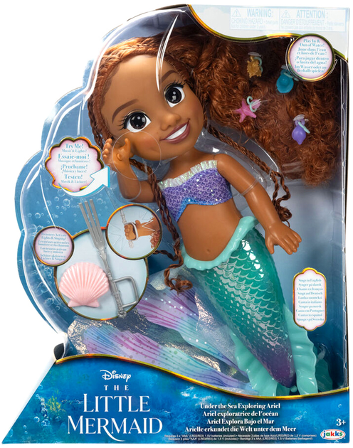 Lalka z akcesoriami Jakks Pacific Disney The Little Mermaid Ariel śpiewająca 38 cm (0192995229037) - obraz 1