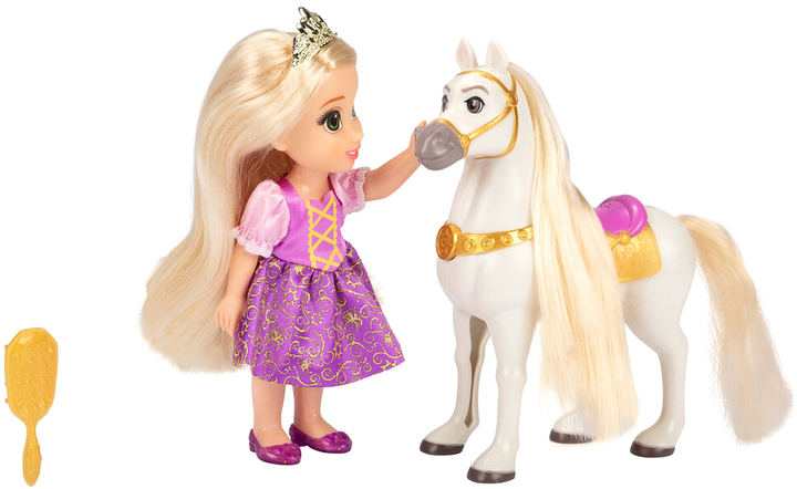 Лялька с аксессуарами Jakks Pacific Disney Tangled Rapunzel & Maximus 15 см (0192995221581) - зображення 3