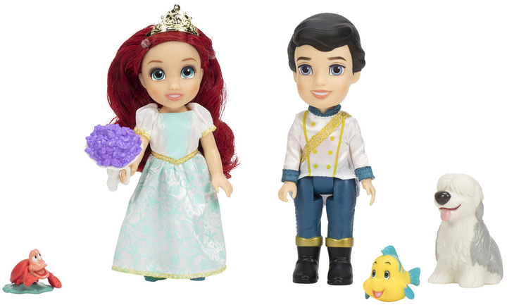 Набор кукол Jakks Pacific Disney Little Mermaid Ariel & Eric 15 см (192995217362) - зображення 4