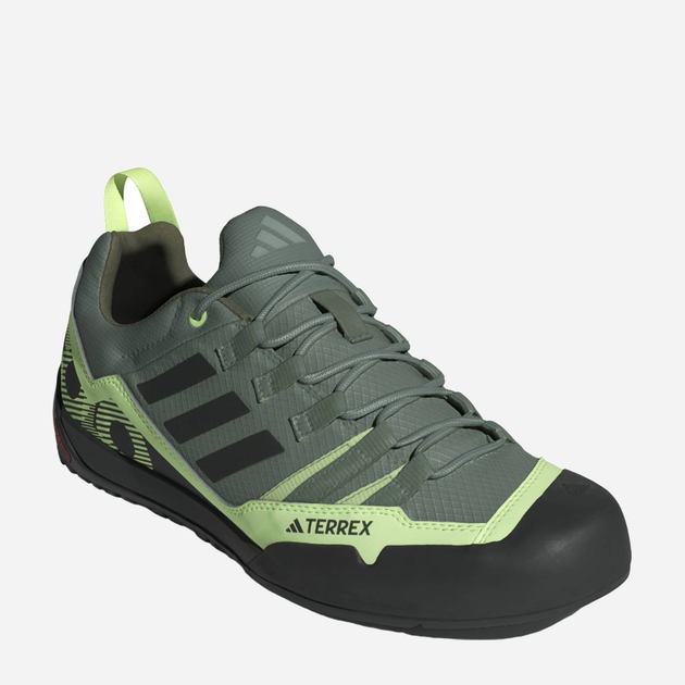 Buty turystyczne męskie adidas Terrex Swift Solo 2 IE8052 41.5 Zielony/Czarny (4066763514341) - obraz 5