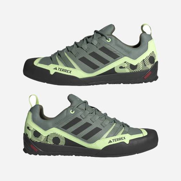 Чоловічі кросівки для треккінгу adidas Terrex Swift Solo 2 IE8052 46.5 Зелений/Чорний (4066763514297) - зображення 2