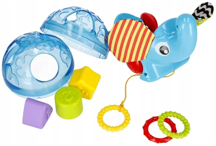 Zabawka na kółkach Playgro Sorter Słonik (9321104844767) - obraz 5