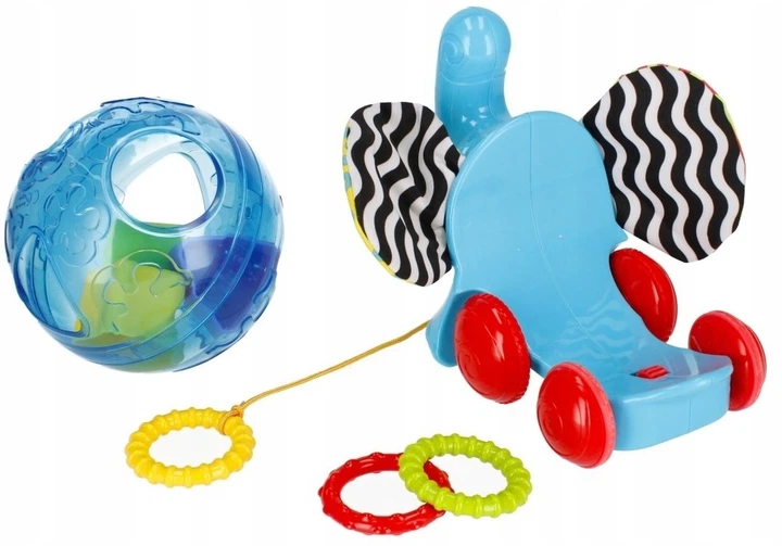 Zabawka na kółkach Playgro Sorter Słonik (9321104844767) - obraz 6