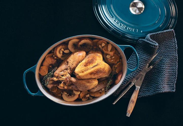 Кастрюля жаростойкая Le Creuset Signature бирюзовая 31 см (0024147294177) - изображение 5