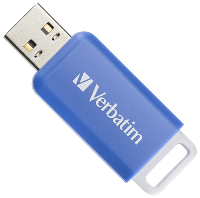 Pendrive Verbatim DataBar 64GB USB 2.0 Blue (49455) - obraz 2