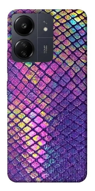 Чохол Neon snake skin для Xiaomi Poco C65 - Фото 1 Чохол Neon snake skin для Xiaomi Poco C65 - зображення 1