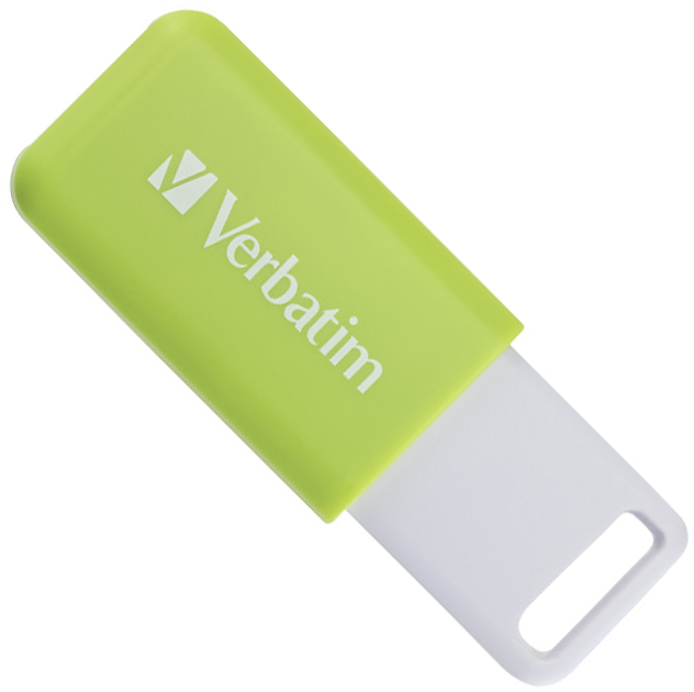 Pendrive Verbatim DataBar 32GB USB 2.0 Green (49454) - obraz 1