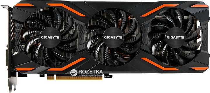 Видеокарта Gigabyte PCI-Ex GeForce GTX 1080 Windforce OC 8GB
