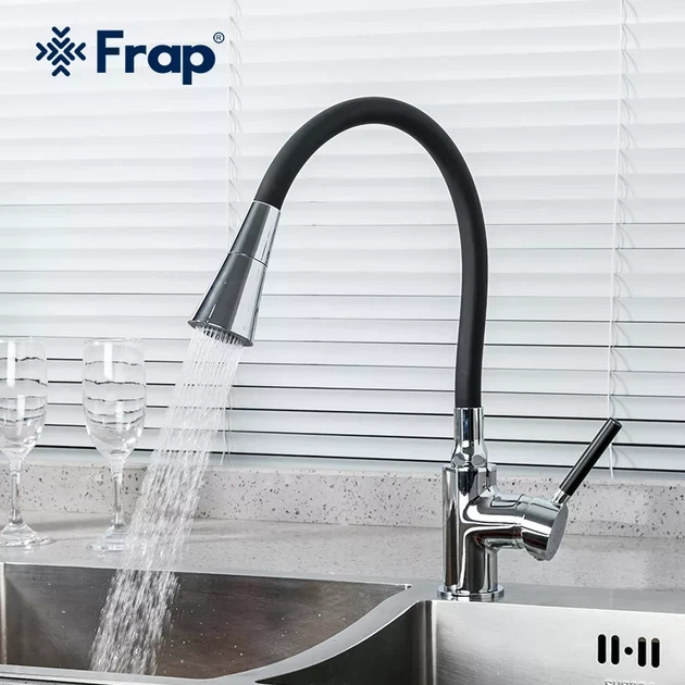 Смеситель для кухни с гибким изливом на 2 режима Frap F4044 - изображение 3