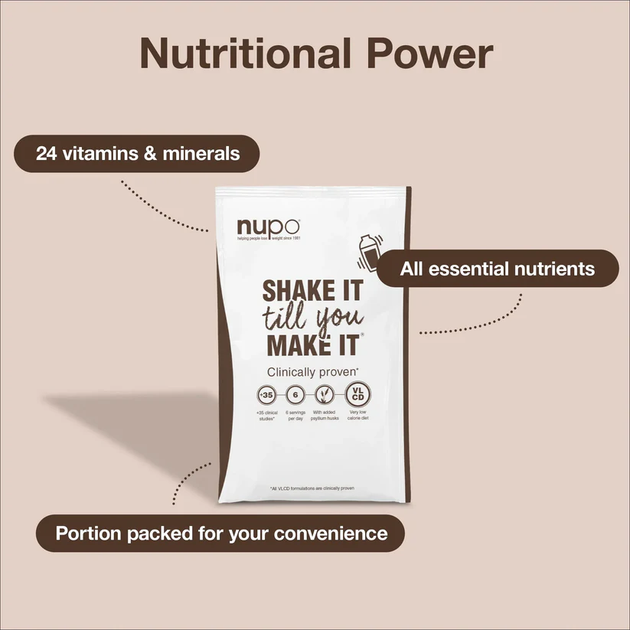 Шейк Nupo Diet Chocolate 12 порцій (5715667776520) - зображення 4