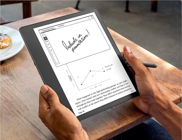 Książka elektroniczna Amazon Kindle Scribe 32Gb Premium Pen Tungsten (B09BSGFTHY) - obraz 3