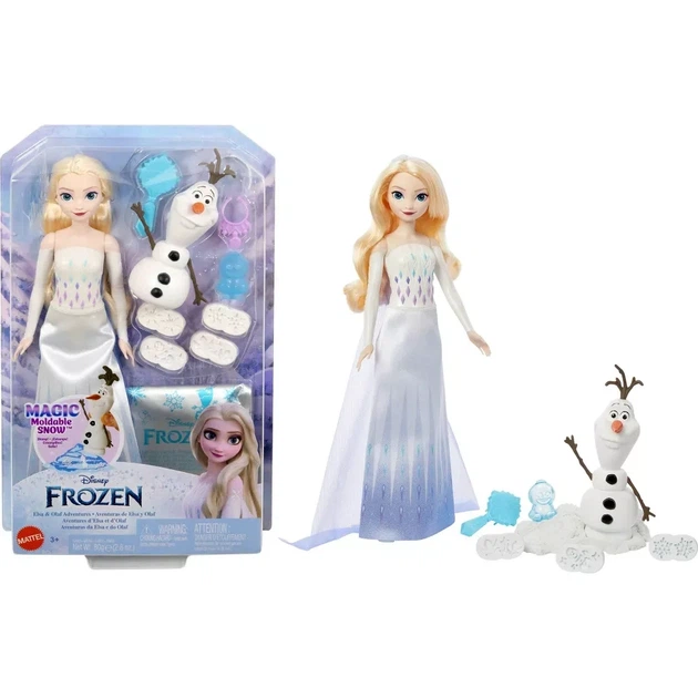 Кукла Эльза с фигуркой Олафа Disney Frozen Elsa and Olaf Adventures with Elsa Doll - изображение 3