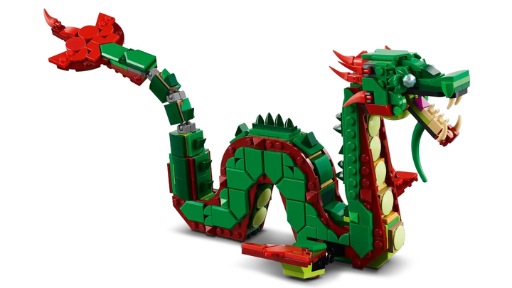 Zestaw klocków LEGO Creator 3 w 1 Średniowieczny smok 715 elementów (31161) - obraz 5