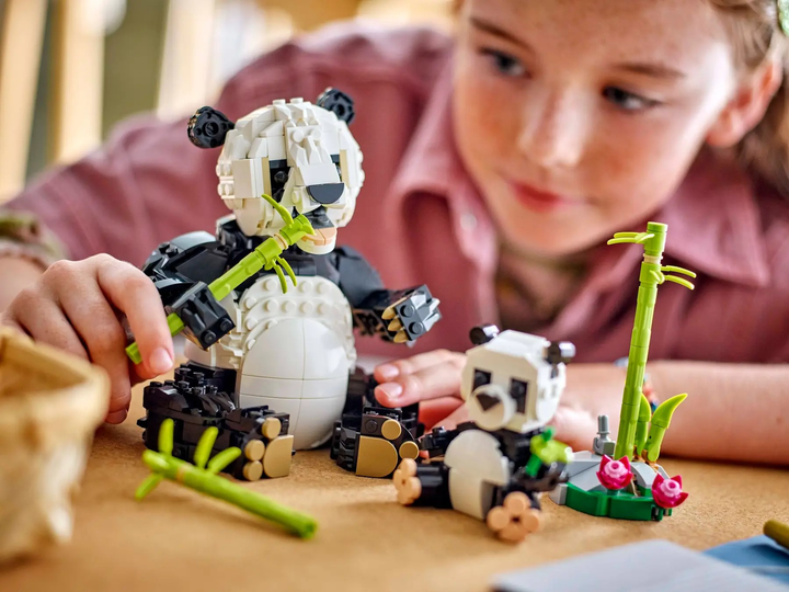 Zestaw klocków LEGO Creator 3 w 1 Dzikie zwierzęta: Rodzina pand 626 elementów (31165) - obraz 8