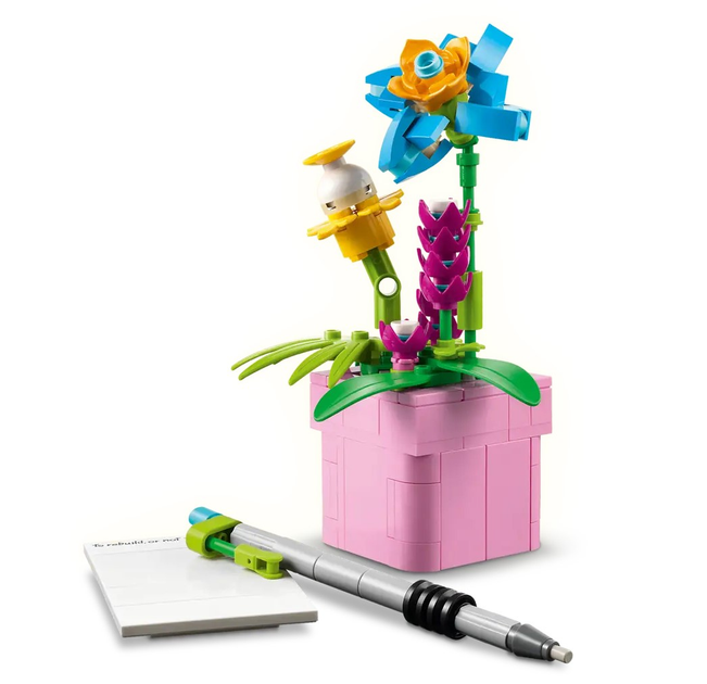 Zestaw klocków LEGO Creator 3 w 1 Maszyna do pisania z kwiatami 363 elemeny (31169) - obraz 5