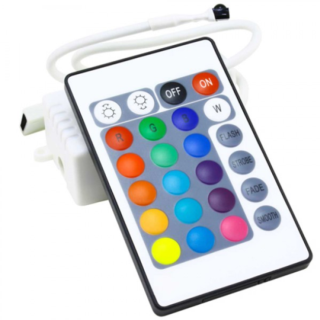Контролер RGB OEM 6А-IR-24 кнопки (00-00000163) - зображення 1