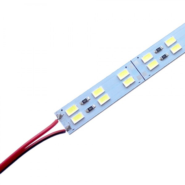 Світлодіодна лінійка BRT 5730-144 led W 2-pin 6500K, 12В, IP20 білий зі скотчем (00-00012260) - зображення 1