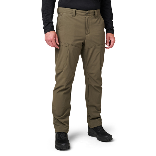 Штани вологозахисні 5.11 Tactical Apex Softshell Pants RANGER GREEN W36/L30 (48252-186) - изображение 1