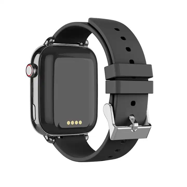 Детские умные смарт часы с видеозвонком GPS Wonlex KT34 Android 8.1, часы для детей с виброзвонком, прослушиванием и GPS, black (KT34B) - изображение 2