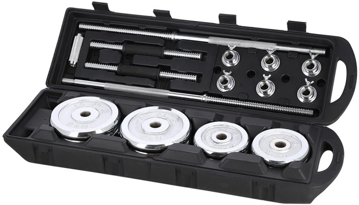 Штанга-гантелі HMS 2 x 25 кг STC50 (5907695540291) - зображення 9