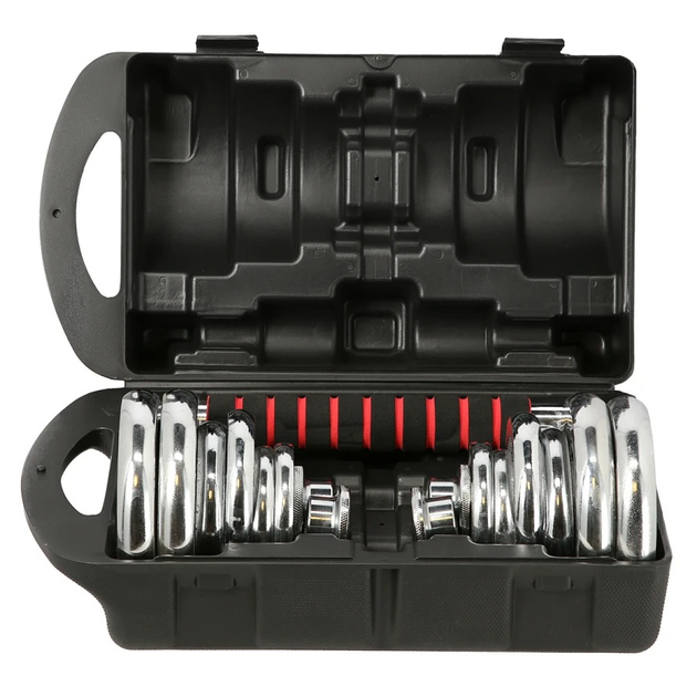 Штанга-гантелі HMS 2 x 10 кг STC21 (5907695596038) - зображення 15