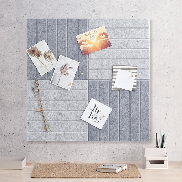 Tablice na ścianę Zeller filcowe 30 x 30 cm 4 szt (4003368115795) - obraz 6