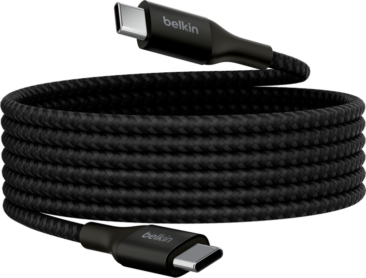 Kabel Belkin 240W USB-C do USB-C 2m Black (CAB015bt2MBK) - obraz 5