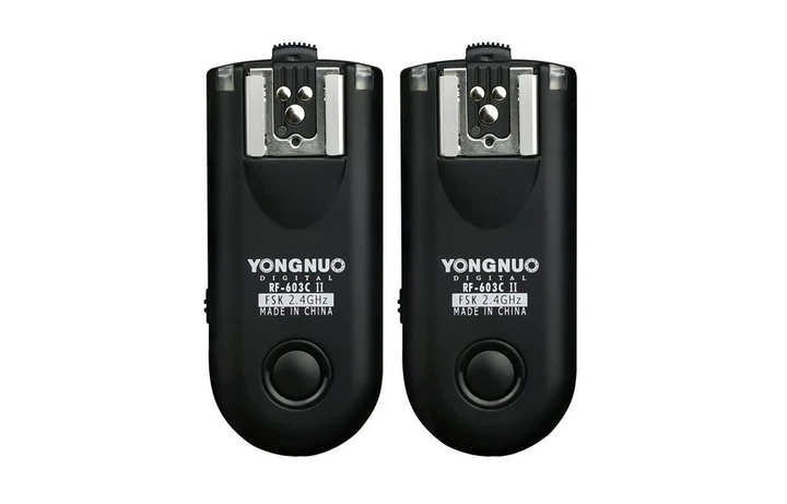 Радиосинхронизатор Yongnuo RF-603C1 II для CANON 70D, 60D, 700D, 650, 600, 550D, 500D, 450D, 400D, 350D, 300D - зображення 2