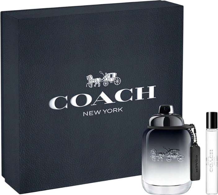 Набір для чоловіків Coach For Men Туалетна вода 60 мл + Туалетна вода 7.5 мл (3386460138666) - зображення 1