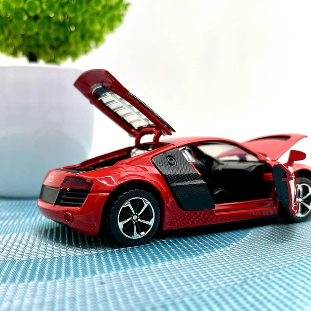 Машинка TK Union Group Audi R8 металл 1:32 Красная (LF 23079) - Фото 4 Машинка TK Union Group Audi R8 металл 1:32 Красная (LF 23079) - изображение 4