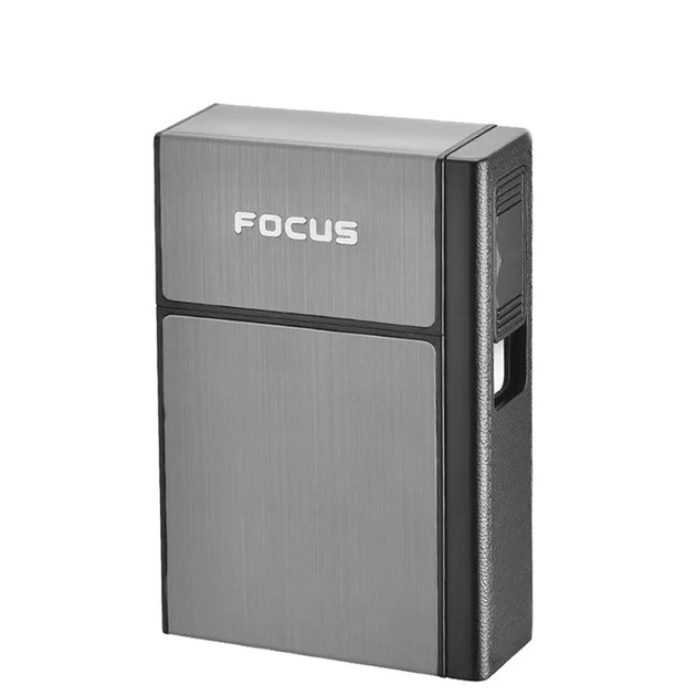 Портсигар ЮСБ зажигалка Под Пачку Focus Silver – фото, отзывы ...