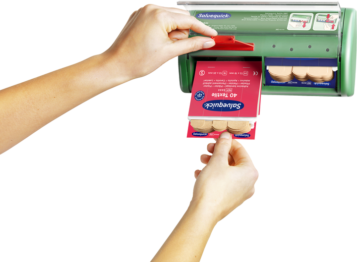 Диспенсер Salvequick Plaster Dispenser із текстильними пластирами (7310614907002) - зображення 3