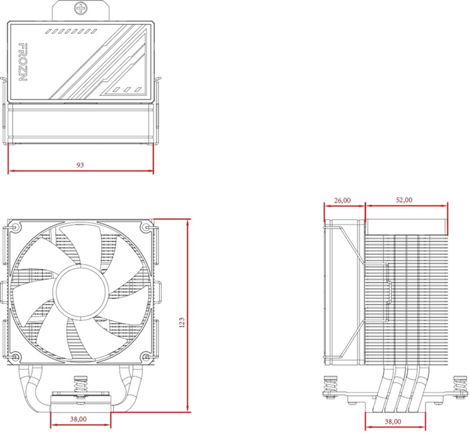 Кулер процессорный ID-COOLING Frozn A400 ARGB - изображение 8