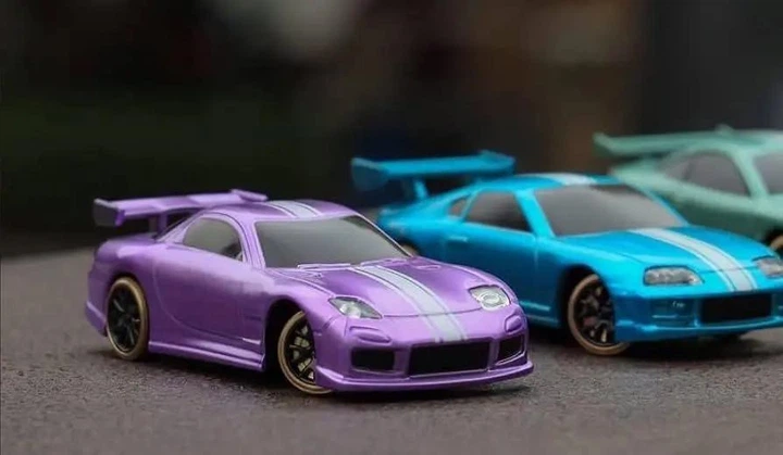 Мини дрифт машинка на радиоуправлении Turbo Racing C61 RC 1/76