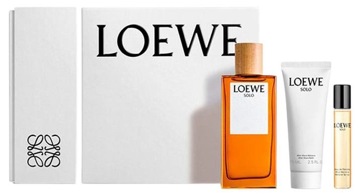 Набір для чоловіків Loewe Solo Туалетна вода 100 мл + Бальзам після гоління 75 мл + Мініатюра Туалетна вода 10 мл (8426017074896) - зображення 1