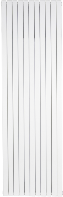 Радиатор BETATHERM Blende 614x2000x55mm вертикальный 9016М - изображение 1