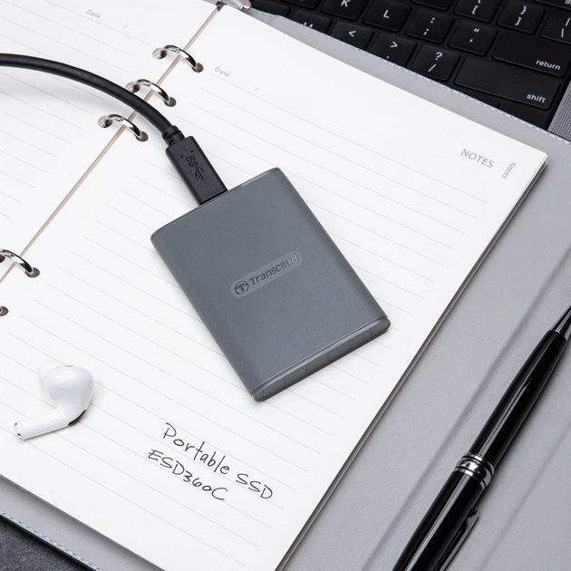 SSD диск Transcend ESD360C 2TB USB Type-C 3D NAND (TS2TESD360C) External - Фото 5 SSD диск Transcend ESD360C 2TB USB Type-C 3D NAND (TS2TESD360C) External - изображение 5