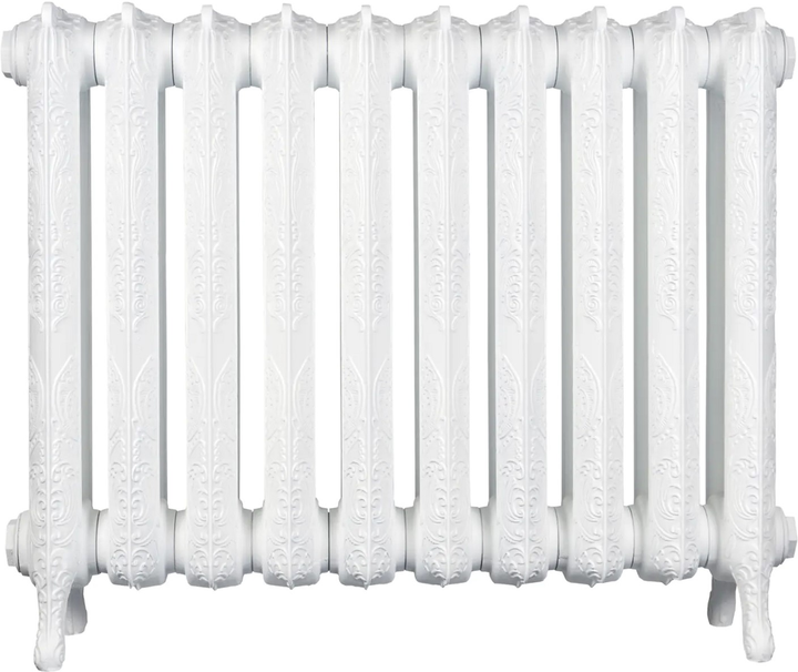 Радиатор из чугуна Warm Well Retrox 660/180 10 секций Ral 9016М - изображение 1