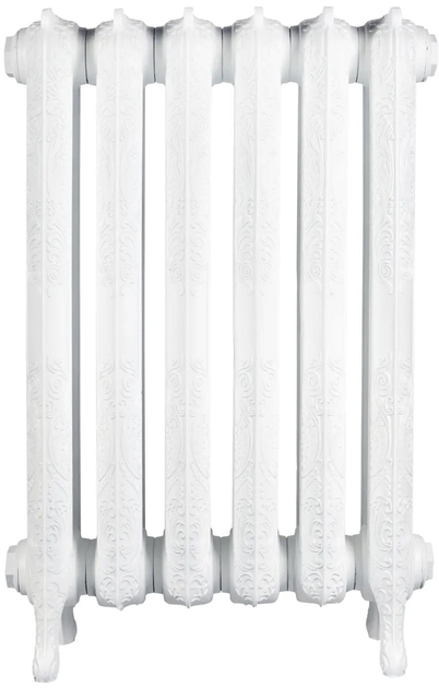Радиатор из чугуна Warm Well Retrox 760/180 6 секций Ral 9016М - изображение 1
