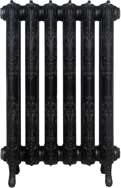 Радиатор из чугуна Warm Well Retrox 760/180 6 секций Ral 9005М - изображение 1
