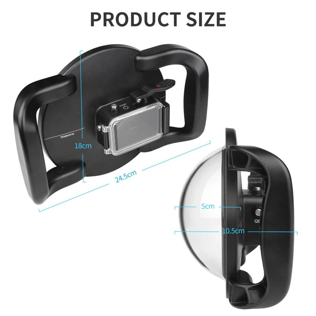 Подводный бокс DOME PORT от SHOOT для камер GoPro Hero 9 (код № XTGP559) - Фото 2 Подводный бокс DOME PORT от SHOOT для камер GoPro Hero 9 (код № XTGP559) - изображение 2