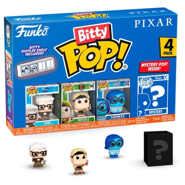 Zestaw figurek-niespodzianek Funko Bitty Pop Disney Pixar Up 2.5 cm 4 szt (889698754682) - obraz 1