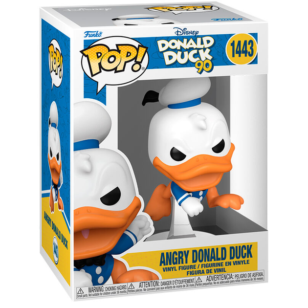 Фігурка Funko POP Disney 90th Anniversary Angry Donald Duck 9 см (889698757232) - зображення 1