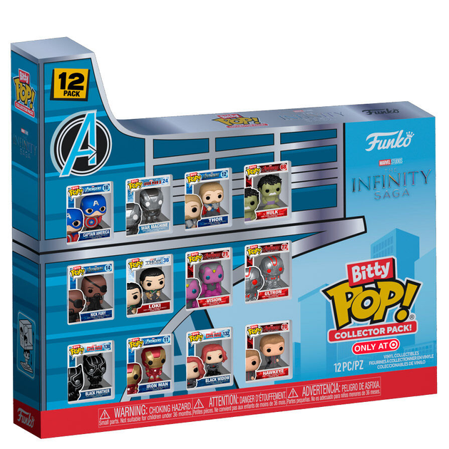 Набір фігурок Funko Bitty POP Multipack Marvel Infinity Saga 2.3 см 12 шт (889698859240) - зображення 1